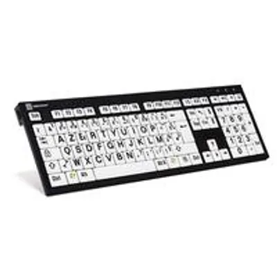Produktbild von LogicKeyboard XL-Print Black on White FR (PC/Nero)