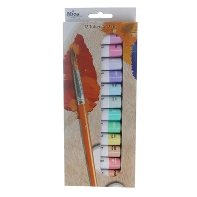 Produktbild von Acrylfarben - 12 Tuben à 12ml - patell