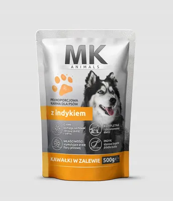 Image de Sachet pour chien à la dinde 500 g