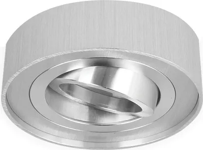 Obrázok produktu pre LED stropné svietidlo ROLLO MIDI zapustené bodové svietidlo pod omietku svetelný reflektor otočný 45° so zásuvkou GU10 230V okrúhle strieborné z hliníka