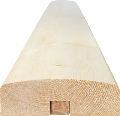 Produktbild von Handlauf gerundet aus Holz / nordische Kiefer 128x40x2350mm  (152)  Sweden