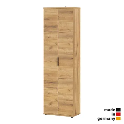 Produktbild von Garderobenschrank RABAT-01 in Navarra Eiche Nb., B/H/T: ca. 59/199/34 cm