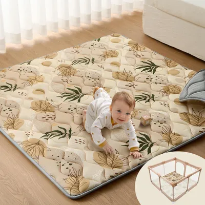 Immagine prodotto di Tappeto da Gioco per Bambini 150x150cm, Morbido e Antiscivolo