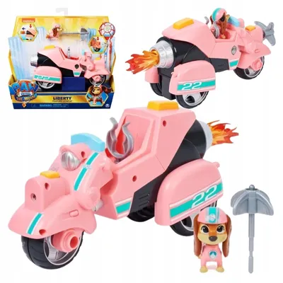 Obrázek produktu pro PAW Patrol PAW VHC LibertyFeatureVeh Movie TRGX GML, Motocykl, 3 rok/roky, Plast, Vícebarevný