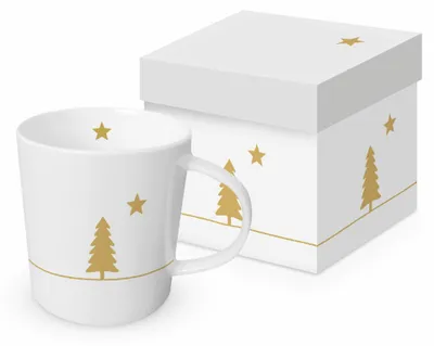 Immagine prodotto di PPD Pure Gold Tree Trend Mug, in Geschenkbox, Tasse , Becher, New Bone China, 400 ml, 360301381