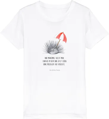 Produktbild von Mr. & Mrs. Panda Kleinkinder T-Shirt Seeigel 5-6 Jahre (110/116) - Weiß - Geschenk, Lebe, Teenager, Kindershirt, Selbstliebe, Kleinkind, Kinder, Achtsamkeit, Meer, Leben