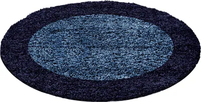 Immagine prodotto di Tappeto a pelo alto LIFE blu navy 200 cm rotondo