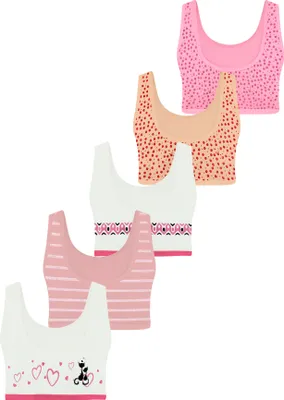 Produktbild von 5er Set Mädchen Bustier BH - Mix - Bunt