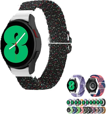 Immagine prodotto di Per Samsung Galaxy Watch 6 5 4 normale Pro e Classic tutte le dimensioni Cinturino in nylon