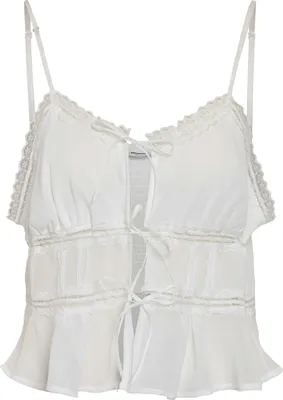 Produktbild von NOISY MAY Camisole Top mit Spitzen und Rüschendetails  Größe: L