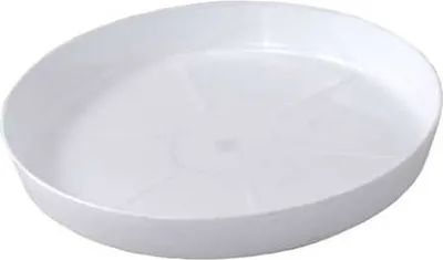 Produktbild von Blumentopfständer Weiß 16,9x2,4cm Kunststoff glänzend