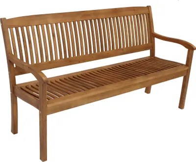 Produktbild von DEGAMO Gartenbank Holzbank Parkbank Bank MARACANA 3-sitzer 157cm, Holz Akazie geölt