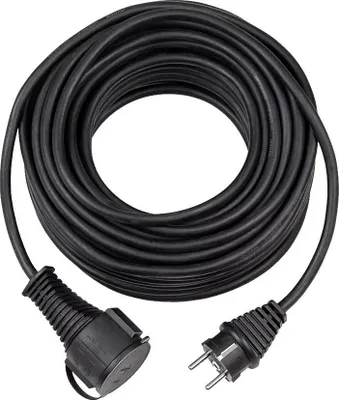 Zdjęcie produktu dla Przedłużacz gumowy 25 m, IP44, czarny, H05RR-F