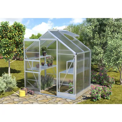 Obrázek produktu pro Vitavia skleník "Apollo 2500" hliníkový eloxovaný 2,5 m² 4 mm HKP