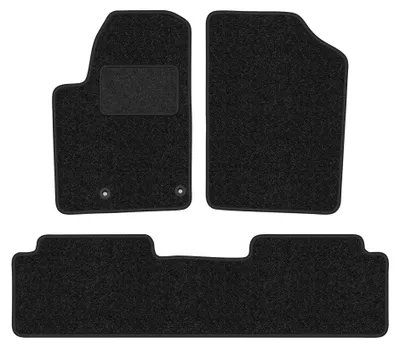 Obrázok produktu pre Velúrové autokoberce pre: Citroen Berlingo I 1996-2010 (kombivan/multispace) – sada 4 ks, antracitové, na mieru – Wielganizator ANTHRA