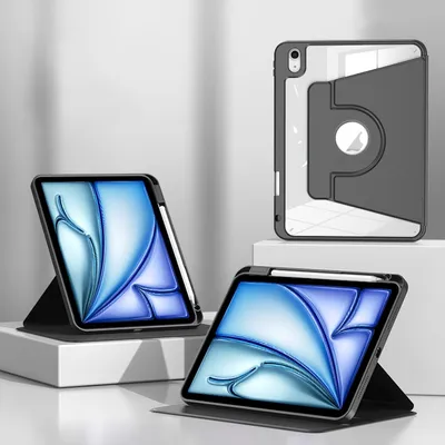 Produktbild von Tablet Hülle Klapphülle 360 Grad Apple iPad Air 11 2026 2025 2024 Kunstleder