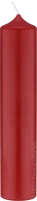 Produktbild von Kaminkerze Rot, Größe 400 x 100 mm