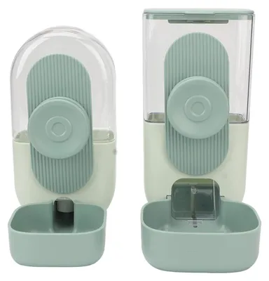 Produktbild von Wassertank für Hunde – Hängender Automat für Trinkwasser – Futter- und Wassernapf für Hunde – Kunststoff – Hygienisch – Leicht zu reinigen – Futter- und Wassernapf für Tiere
