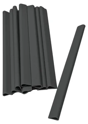 Produktbild von Sichtschutzstreifen zaun|zu Klemmschiene ECO-Clip Zaunblende für Doppelstabzaun Anthrazit 1er Pack