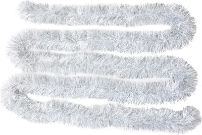 Produktbild von Girlande Lametta Doxa Perlweiß Ø 100 mm x 6 m