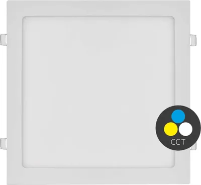 Obrázek produktu pro T-LED Bílý vestavný LED panel hranatý 300 x 300mm 24W 24V CCT 102207