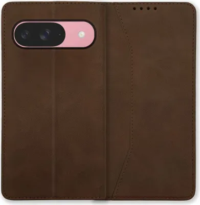 Produktbild von Bookstyle 'Premium' Schutzhülle Klapphülle Schutztasche Etui Cover für Google Pixel 9 - Braun