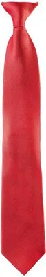 Produktbild von Krawatte mit Clip Fb. rot : rot : 100% Polyester (Business)