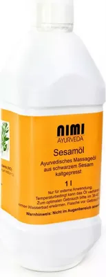 Produktbild von Nimi - Schwarzes Sesamöl - 1l