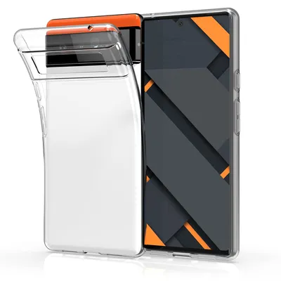 Produktbild von kwmobile Hülle kompatibel mit Google Pixel 6 - Silikon Handyhülle transparent - Handy Case in Transparent