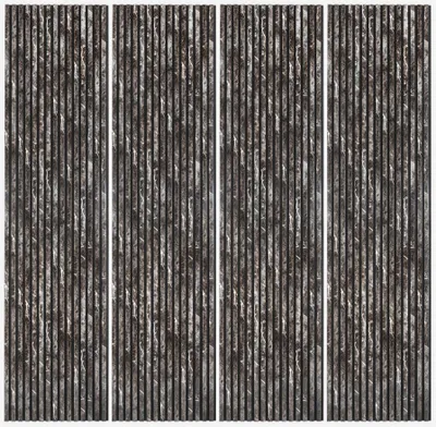 Immagine prodotto di 4 pannelli da parete effetto marmo nero Pannelli acustici 240x60cm Kover-MC
