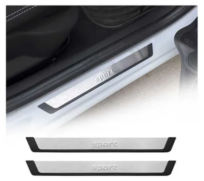 Obrázok produktu pre Prahové lišty športové pre Škoda Octavia 1996-2010 chróm brúsený 2x