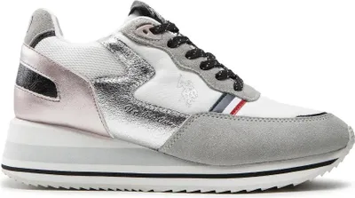 Produktbild von U.S. Polo Assn. - Damen - Sylvi Sneakers - Rosa/Schwarz/Weiß - Gr. 37