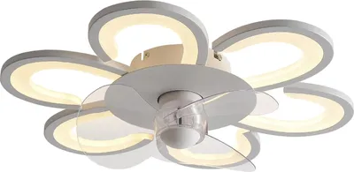 Obrázok produktu pre Stropný ventilátor, nastaviteľné osvetlenie, diaľkové ovládanie, BIELA
