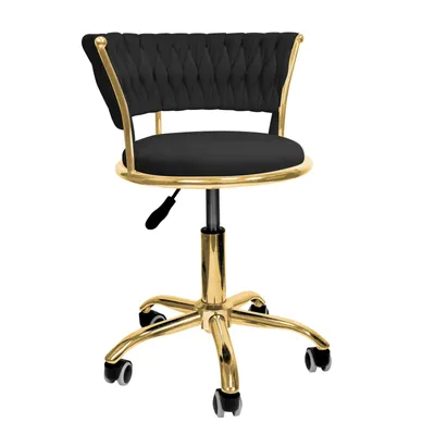 Produktbild von Bürostuhl Drehstuhl samt Höhenverstellbar Homeoffice Stuhl Schwarz