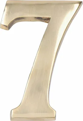 Productafbeelding van Zahle EDM 7, gouden messing (10 cm)