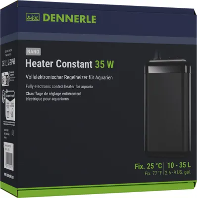 Produktbild von Dennerle Nano Heater Constant 35 W - Vollelektronischer Regelheizer für Aquarien von 10 - 35 Liter