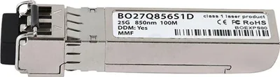 Produktbild von BlueOptics JL293A-BO Netzwerk-Transceiver-Modul Faseroptik 25000 Mbit/s SFP28 850 nm (JL293A-BO)