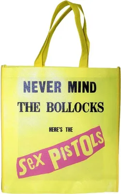 Obrázek produktu pro Pistols - Taška do auta "Never Mind The Bollocks Original Album", ekologická RO11745 (1 velikost) (žlutá)