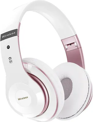Produktbild von Drahtlos Over Ear Kopfhörer 40 Std Spielzeit Faltbare Over Ear Kopfhörer mit 6 EQ Modi Eingebautem Hochwertiges Mikrofon Headset Raumklang Kopfhörer