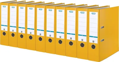 Produktbild von Ordner A4 smart top 80mm PP/Papier gelb Packung mit 10 Stück