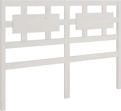 Produktbild von vidaXL Kopfteil Weiß 205,5x4x100 cm Massivholz Kiefer