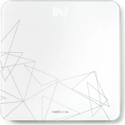Zdjęcie produktu dla Medisana PS 437, Elektroniczna waga osobista, 180 kg, 0,1 g, Szary, Biały, kg, lb, ST, Prostokąt