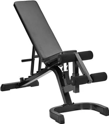 Obrázek produktu pro Nastavitelná posilovací lavice - nosnost 300 kg - rozměry 172x60x55 cm - ocelová konstrukce - fitness lavice, tréninková lavice