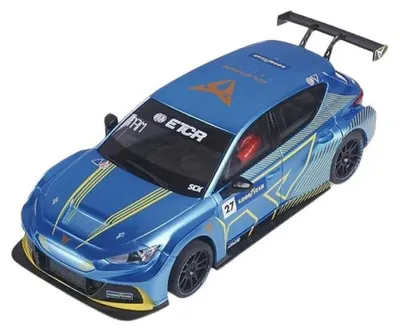 Immagine prodotto di Scalextric Cupra E-racer, campione della Coppa del Mondo FIA E-Touring Car, Auto Blu  Blu, taglia unica