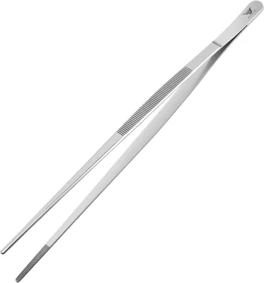 Produktbild von Küchentang Edelstahl, 30 cm, ergonomisch, für Fleisch und BBQ