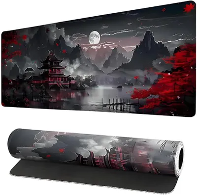 Obrázok produktu pre Podložka na stôl, 900x400 mm, protišmyková, čierna, pre hráčov
