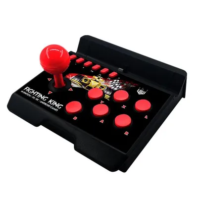 Image de jeu d'arcade rétro 4 en 1 Joystick Station Câble USB TURBO Fighting Rocker Controller pour N-Switch / PS3 / PC / Console de jeu Android