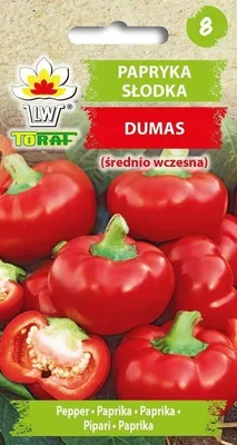 Zdjęcie produktu dla Papryka słodka czerwona DUMAS nasiona 0,5g Toraf 147