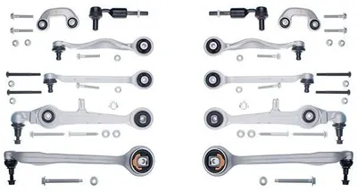 Image de EBG Kit de bras de suspension rotule avant gauche droite Audi VW 8D0498998S1