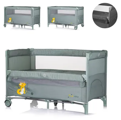 Produktbild von CHIPOLINO Reisebett mit klappbaren Seiten Relax Basil